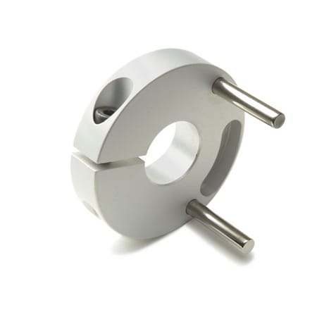 Ruland Controlflex Coupling Hub, Double, Bore 1.250", OD 2.205", Aluminum CPTD35-20-A